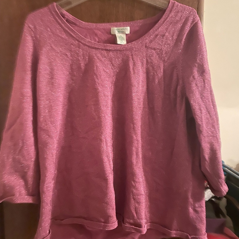 Pink Glittery Sweater